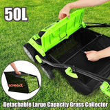 2-in-1 Electric Lawn Dethatcher & Scarifier with Folding Handle, 13 Amp 15" Corded Grass Dethatcher with 50L Collection Bag