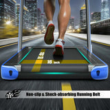 2-in-1 Folding Treadmill with Dual Display, 2.25HP Under Desk Treadmill Walking Pad, Bluetooth/Remote, Compact Jogging Machine for Home Office