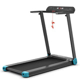 2.25HP Electric Folding Treadmill, Smart APP Control Walking Running Machine with HD LED Display & Device Holder