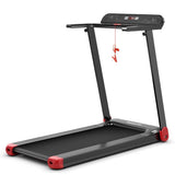 2.25HP Electric Folding Treadmill, Smart APP Control Walking Running Machine with HD LED Display & Device Holder