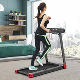 2.25HP Electric Folding Treadmill, Smart APP Control Walking Running Machine with HD LED Display & Device Holder