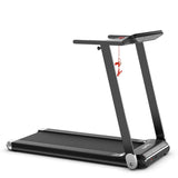 2.25HP Electric Folding Treadmill, Smart APP Control Walking Running Machine with HD LED Display & Device Holder