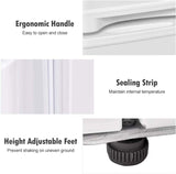 3.4 Cu.Ft Compact Refrigerator, 2-Door Mini Fridge with Freezer & Removable Glass Shelves for Dorm, Bedroom, Office