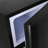 2-Door Mini Fridge with Freezer, 3.2 Cu.Ft Compact Refrigerator with Removable Glass Shelves & Mechanical Control for Dorm, Apartment