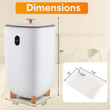 35L Large Towel Warmer Bucket with Dryer, PTC Air Heater, Timer & Auto Shut Off for Oversized Towels, Bathrobes & Blankets