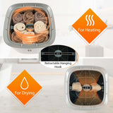 35L Large Towel Warmer Bucket with Dryer, PTC Air Heater, Timer & Auto Shut Off for Oversized Towels, Bathrobes & Blankets