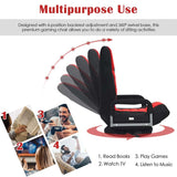 360° Swivel Floor Gaming Chair, 6-Position Adjustable Folding Floor Rocker Chair with Armrests & Padded Backrest for Games, Reading