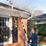 18FT Telescoping Pressure Washer Wand Kit, 4000PSI Commercial Power Washer Extension with 5 Spray Nozzles, 2 Adapters & Support Belt