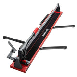 48" Manual Floor Tile Cutter with Tungsten Carbide Cutting Wheel, Removable Scale & 4 Adjustable Brackets