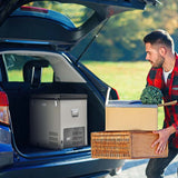 68 Quart Portable Car Refrigerator Fridge Cooler Chest Freezer with DC & AC Adapter