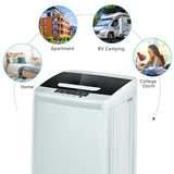 Full Automatic Portable Washing Machine with Drain Pump, 8.8 LBS 2-in-1 Top Load Washer Dryer Combo