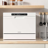 72 Pcs Large Capacity Countertop Dishwasher Portable Built-In Dishwasher with 6 Places Setting