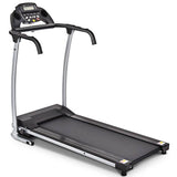 2 HP Folding Electric Treadmill, 800W Compact Motorized Running Machine with 12 Preset Programs & LCD Monitor for Home Gym