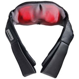 Heated Shiatsu Neck Back Massager, Electric 3D Kneading Massage Pillow, Shoulder Massager for Home Office Use