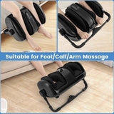 Shiatsu Foot & Calf Massager with Heat, Vibration Compression Electric Leg Massager for Neuropathy, Plantar Fasciitis Relief, Muscle Arm Relax