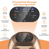 Shiatsu Foot Massager Machine with Heat, Deep Kneading, Rolling, Compression, Relieve Foot Pain & Plantar Fasciitis, Fits Feet Up to Men Size 12