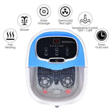 Foot Spa Bath Massager with Heat, Adjustable Water Jets, Motorized Shiatsu Massage Balls & 2 Maize Rollers