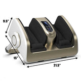 3D Foot Massager Machine with Heat, Leg/Calf/Ankle Shiatsu Feet Massaging for Neuropathy Pain, Plantar Fasciitis