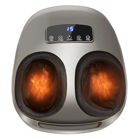 Shiatsu Foot Massager Machine with Heat, Foot Warmer Deep Kneading with 3 Massage Modes for Pain Foot Muscle Relief