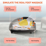 Shiatsu Foot Massager Machine with Heat, Foot Warmer Deep Kneading with 3 Massage Modes for Pain Foot Muscle Relief