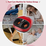 Foot Massager Machine with Heat & Remote, Shiatsu Foot Massager with Deep 3D Kneading Rolling Relieves Plantar Fasciitis