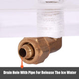 440LBS/H Electric Snow Cone Machine Ice Crusher Shaver with Dual Blades, 110V Stainless Steel Shaved Ice Machine for Home Commercial Use