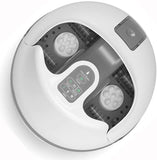 Steam Foot Spa Bath Massager, Foot Sauna Massage Machine with 3 Heat Levels, Pedicure Massage Rollers, Timing Function