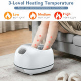 Steam Foot Spa Massager with 3-Level Heating, Timers & One-Touch Safe Operation, Shiatsu Steam Foot Bath Sauna Massager for Home Relaxation