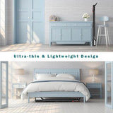 Ultra-thin Folding Treadmill, Compact Electric Motorized Exercise Running Machine with LCD Monitor Low Noise