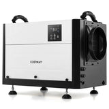155 PPD Commercial Dehumidifier, 1900 Sq.Ft Crawl Space Dehumidifier with Drain Hose, Auto Defrost, 3 Modes & 24H Timer for Basement, Warehouse