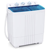 20 LBS 2-in-1 Portable Washing Machine, Twin Tub Top Load Washer Dryer Combo for RV Dorm Apartment