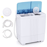 20 LBS 2-in-1 Portable Washing Machine, Twin Tub Top Load Washer Dryer Combo for RV Dorm Apartment