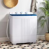 20 LBS 2-in-1 Portable Washing Machine, Twin Tub Top Load Washer Dryer Combo for RV Dorm Apartment