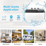 26 LBS 2-in-1 Portable Washing Machine with Drain Pump, Twin Tub Top Load Washer Dryer Combo for RV Dorm