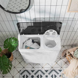 26 LBS 2-in-1 Portable Washing Machine with Drain Pump, Twin Tub Top Load Washer Dryer Combo for RV Dorm