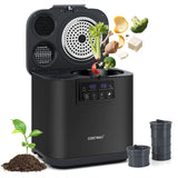 4L Electric Kitchen Composter, Smart Countertop Food Waste Compost Machine with Auto-Cleaning, Replaceable Filters, Turns Food Waste to Fertilizer