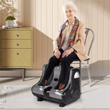 Foot Calf Leg Massager Machine with Heat, Electric Foot Massager, Shiatsu Rolling Vibration Deep Kneading Massage Therapy