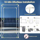 Portable Steam Sauna Personal Home Sauna Tent w/3L Steam Generator, Foldable Chair, Full-Size Indoor Steam Room for Home Spa