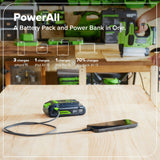 24V 2.0Ah Battery with Bi-Directional USB-C Port