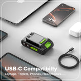 24V 2.0Ah Battery with Bi-Directional USB-C Port