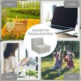 Triple Fold Down Sofa Bed, 3-in-1 Convertible Floor Couch Sleeper with Removable Cover, Padded Foam Guest Futon Lounger Chair for Living Room