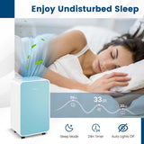 2500 Sq.Ft Dehumidifier for Basement, 32 Pints Portable Dehumidifier with Auto Defrost & Drain Hose, Sleep Mode, 24H Timer for Home Office