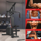Multifunctional Cross Trainer Exercise Workout Equipment Fitness Weight Strength Training Machine Home Gym System